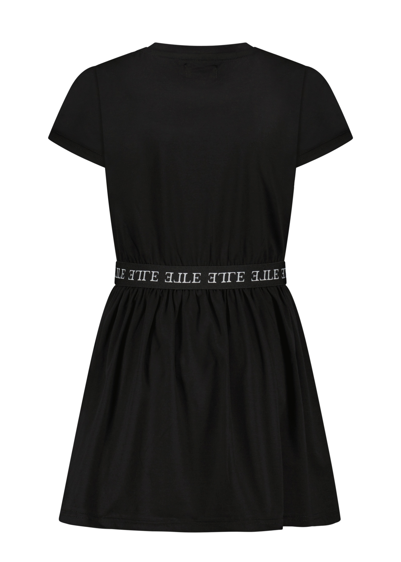 Le Chic Le Chic SIA logo elastic waist dress H202-3800 Black