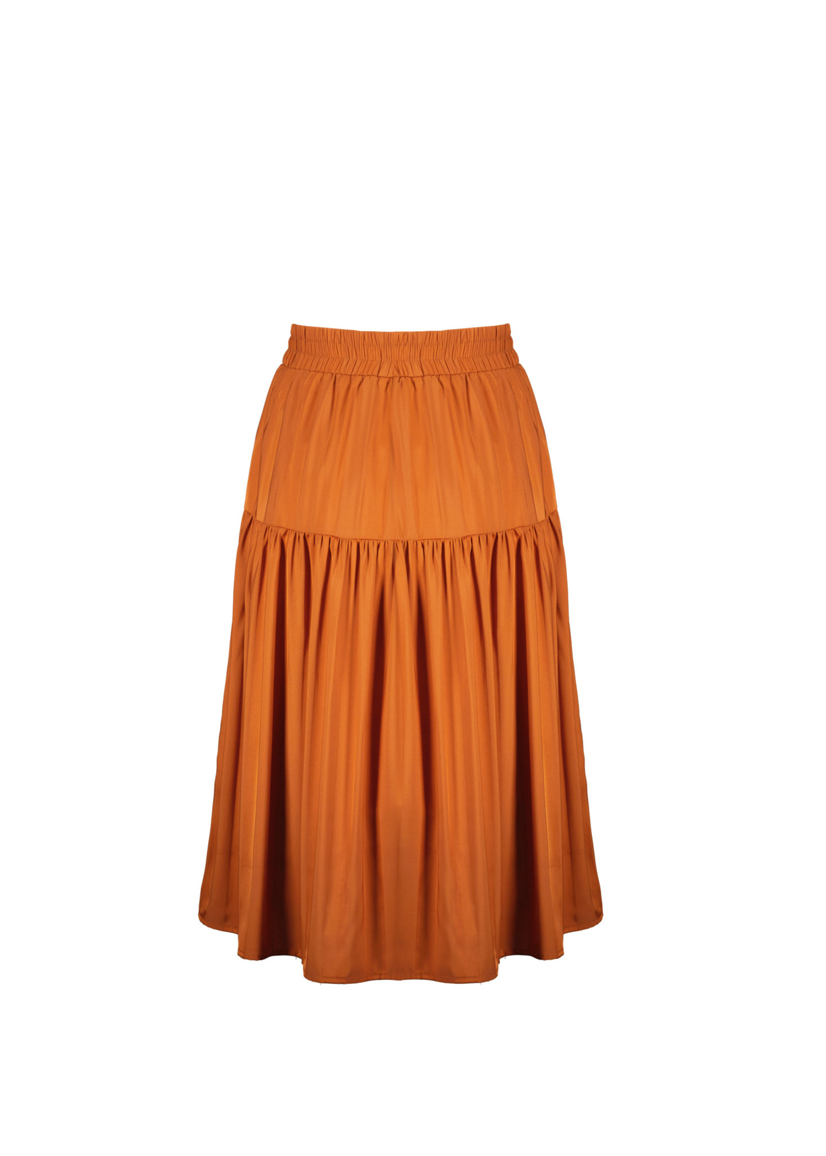 Nobell Nobell Naya maxi skirt with buttons at front+fixed belt Q203-3700 Ginger