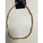 Wing Byou hals schakel smal ketting goud