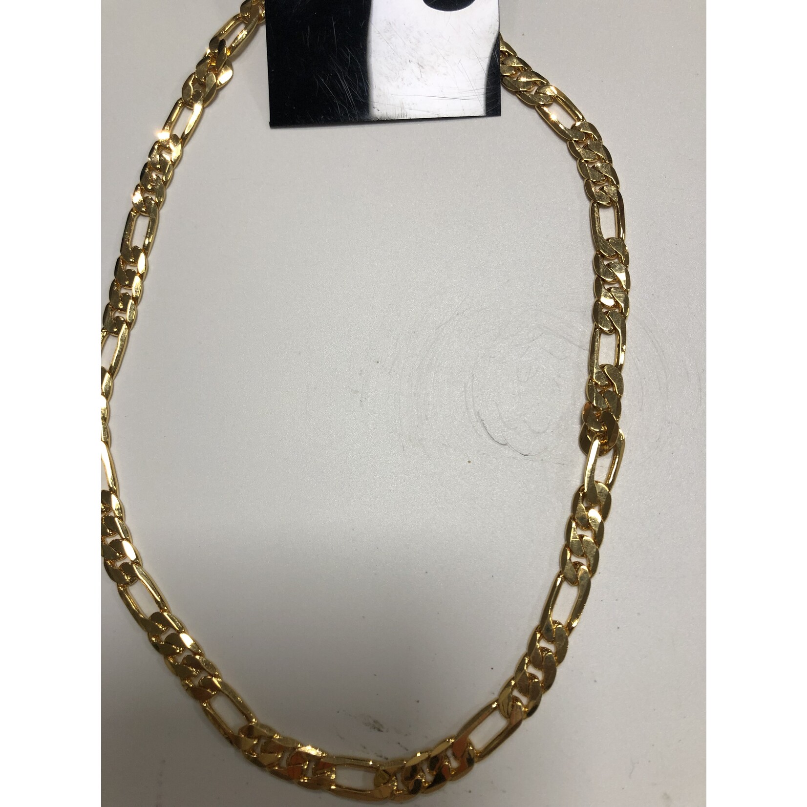 Wing Byou   hals ketting plat met extra schakel goud