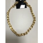Wing Byou  hals ketting goud met dubbele schakels