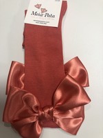 Meia Pata Meia Pata Kneesocks With Double Satin Bow 19 Coral