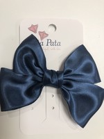 Meia Pata Meia Pata Hair Tie New Knot Double Satin 12 Gangue Blue