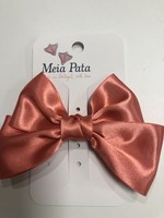 Meia Pata Meia Pata Hair Tie New Knot Double Satin 19 Coral