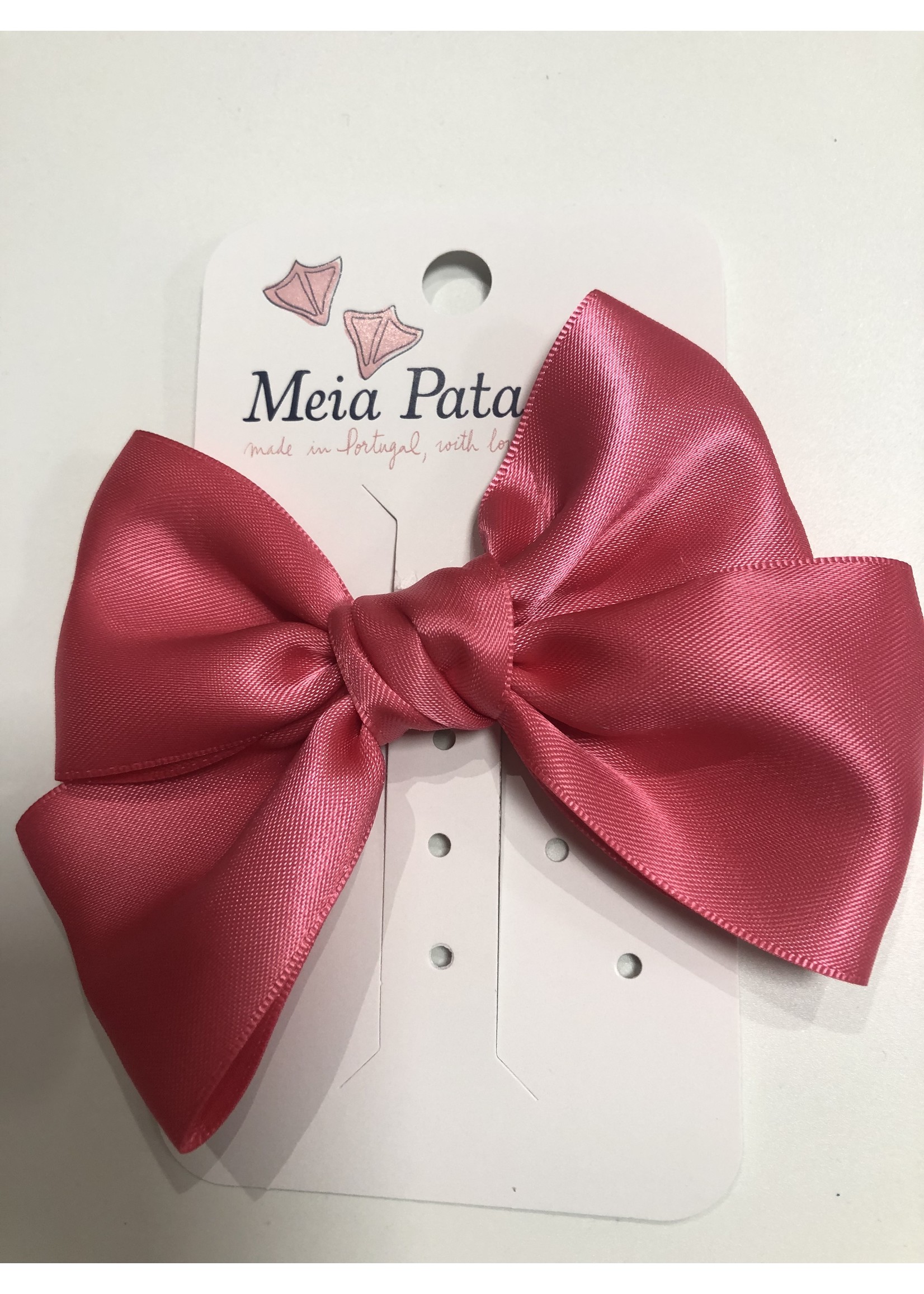 Meia Pata Meia Pata Hair Tie New Knot Double Satin 18 Carmine