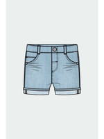 Boboli Boboli Oxford bermuda shorts for baby boy light