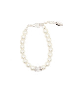 Rian Rian Parel armbandje off white met steentje