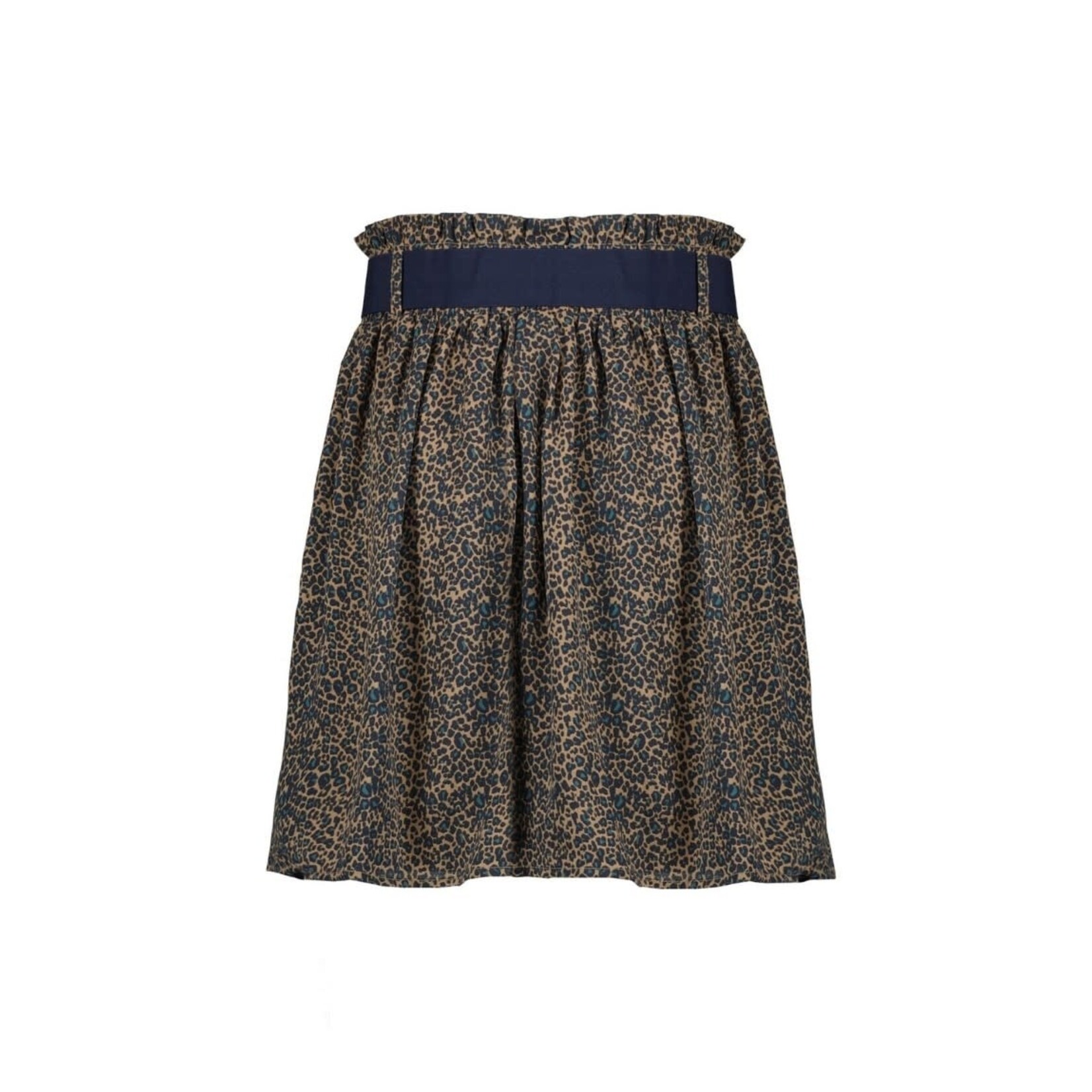 Nobell Nobell Nanu skirt Animal AOP with elastic belt Q208-3702 Beige