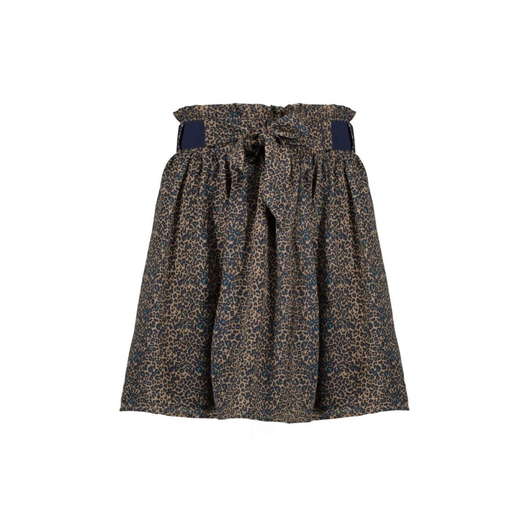 Nobell Nobell Nanu skirt Animal AOP with elastic belt Q208-3702 Beige