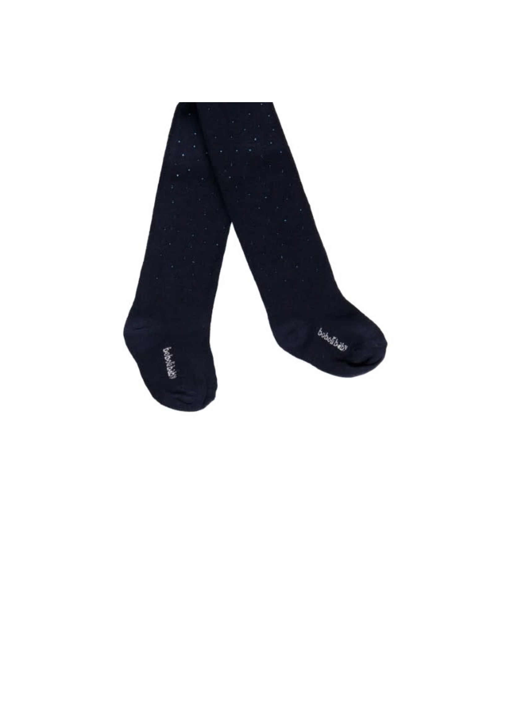Boboli Boboli Thick tights crystals for baby girl navy 705068