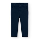 Boboli Boboli Stretch fleece trousers for baby boy navy 710008