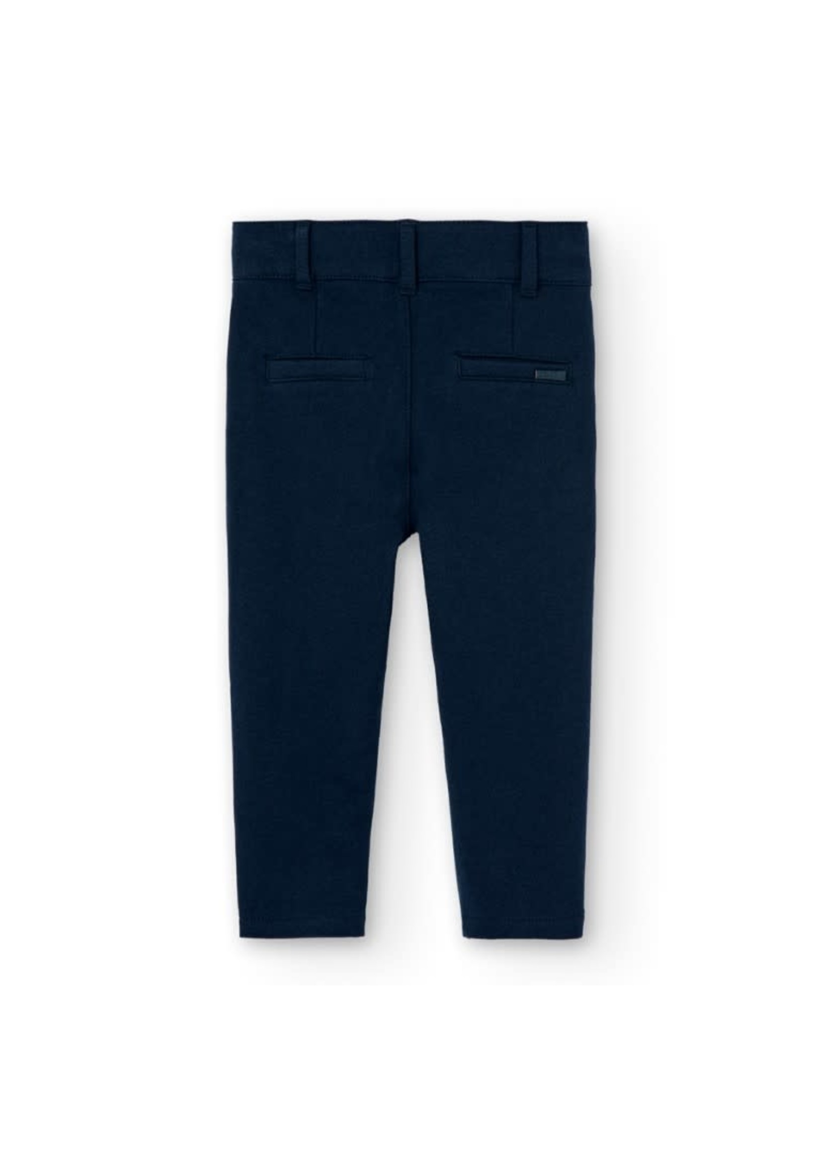 Boboli Boboli Stretch fleece trousers for baby boy navy 710008