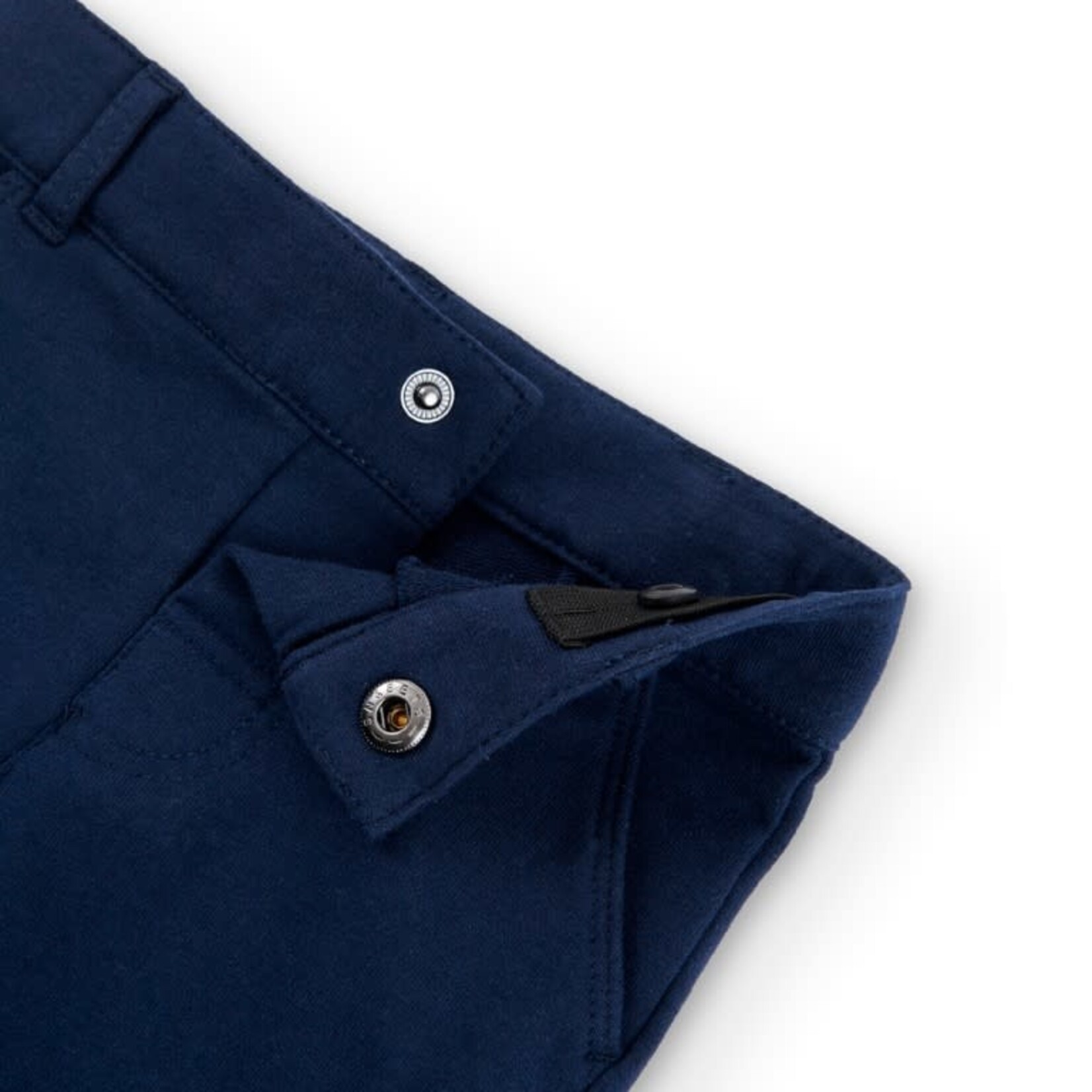 Boboli Boboli Stretch fleece trousers for baby boy navy 710008