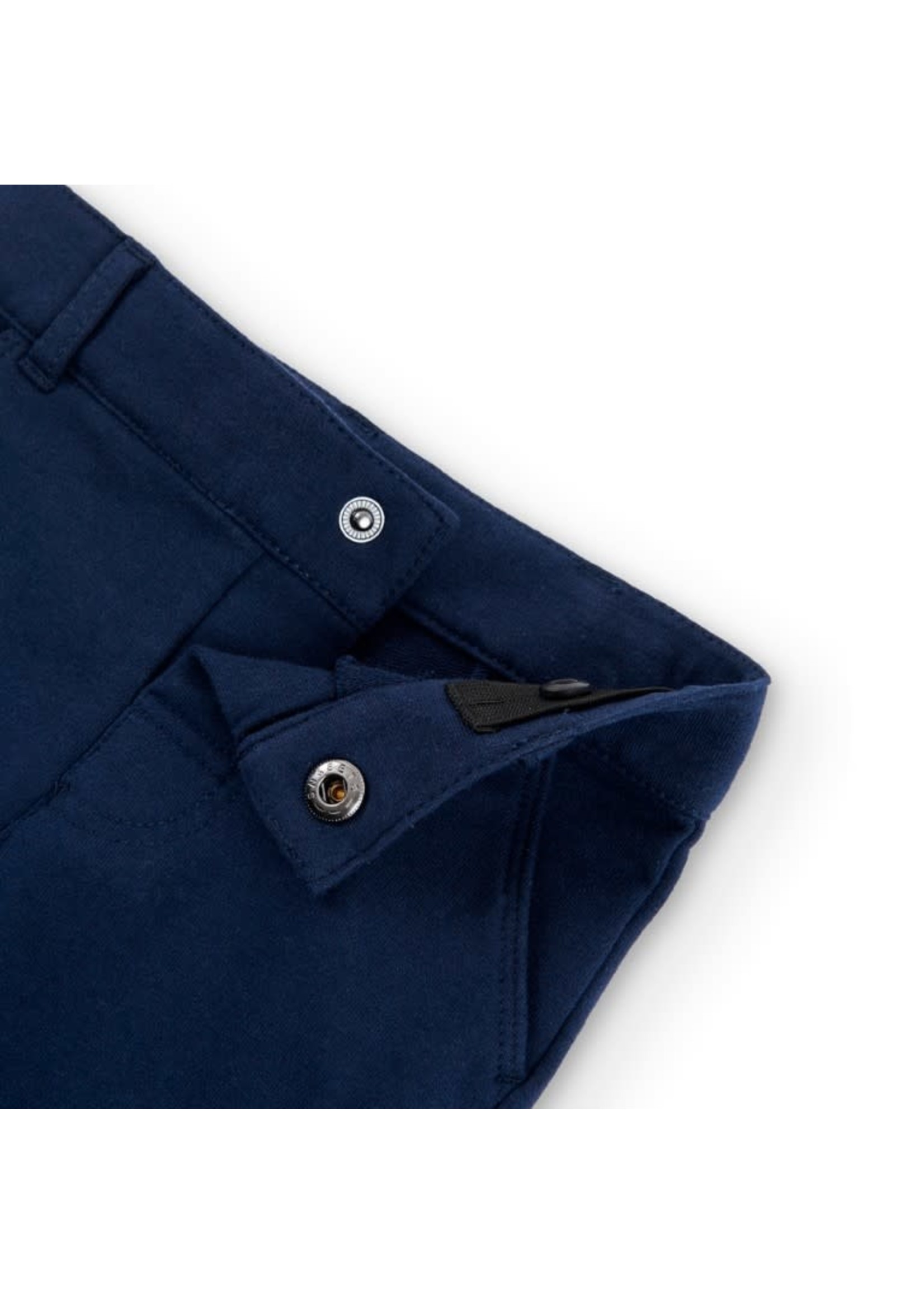 Boboli Boboli Stretch fleece trousers for baby boy navy 710008