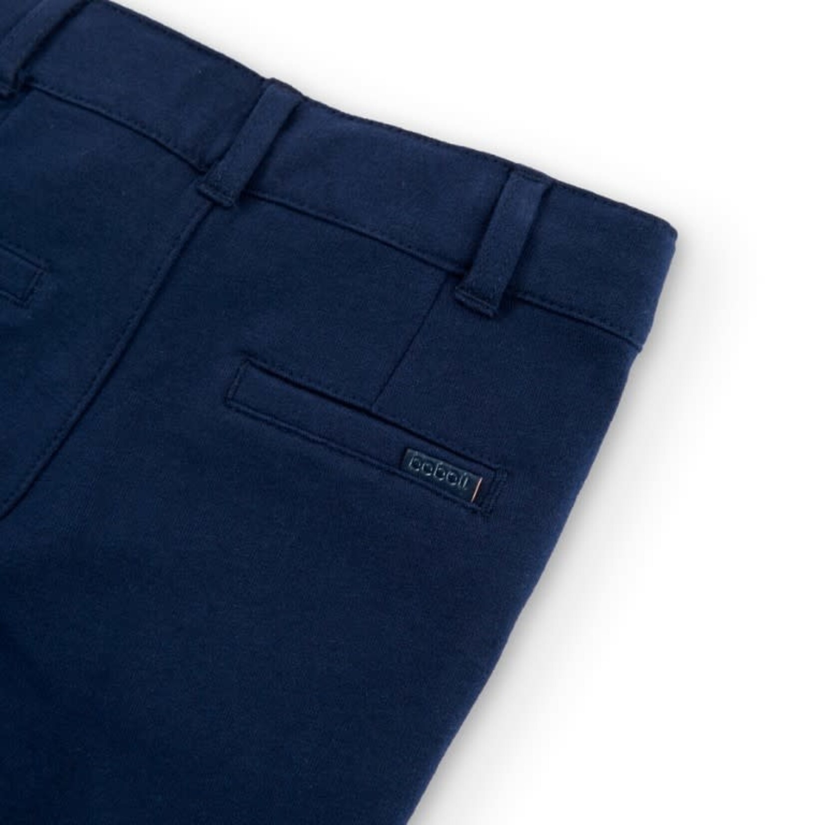 Boboli Boboli Stretch fleece trousers for baby boy navy 710008