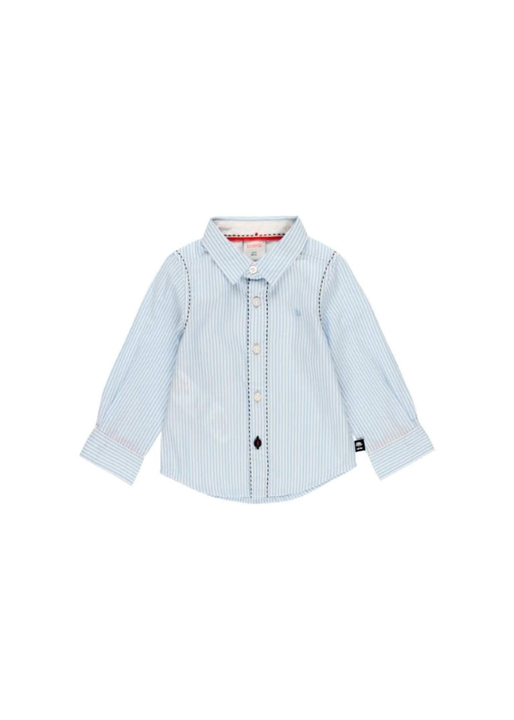 Boboli Boboli Poplin shirt striped for baby boy stripes 715216