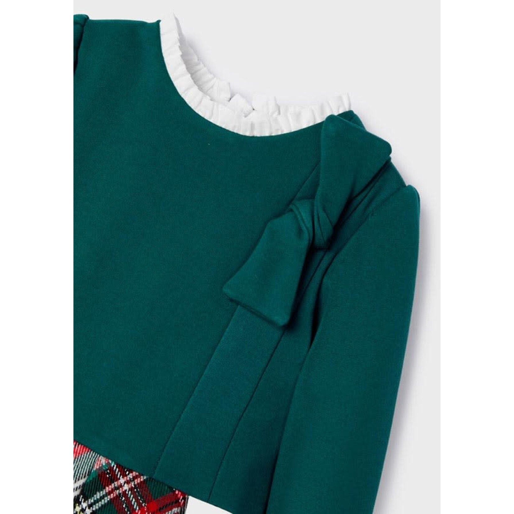 Mayoral Mayoral Check dress Duck Green - 22 02945
