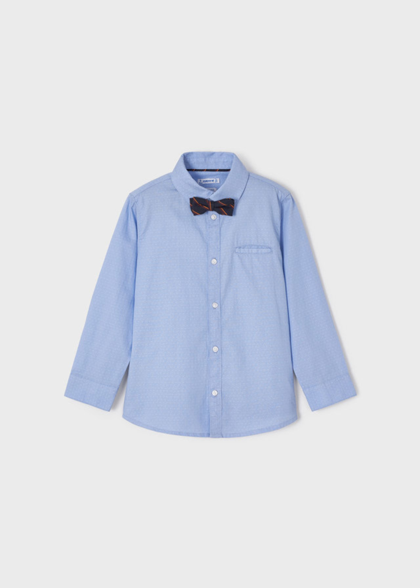 Mayoral Mayoral L/s shirt Lightblue - 22 04184