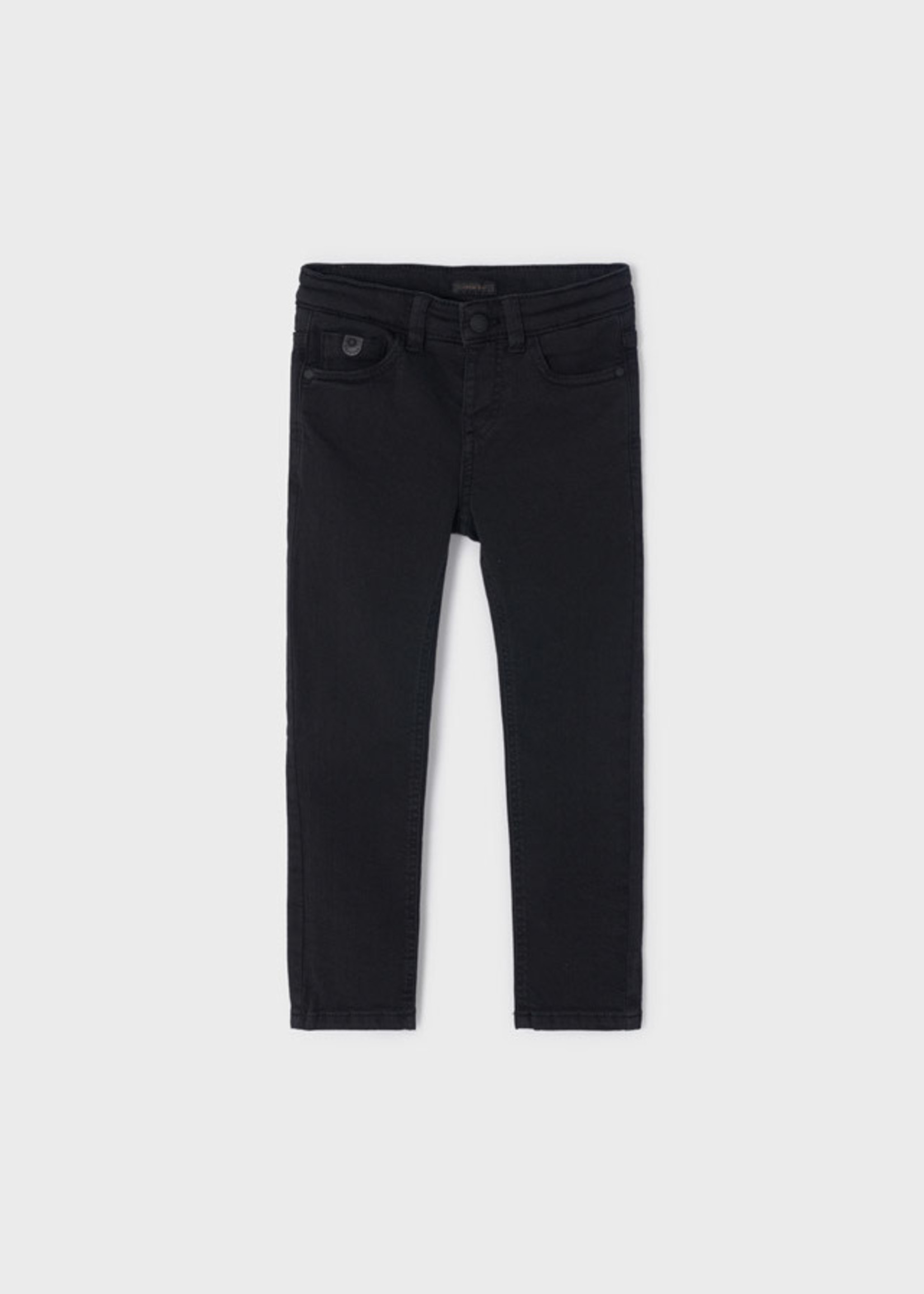 Mayoral Mayoral 5 Pocket skinny twill denim Black - 22 04583