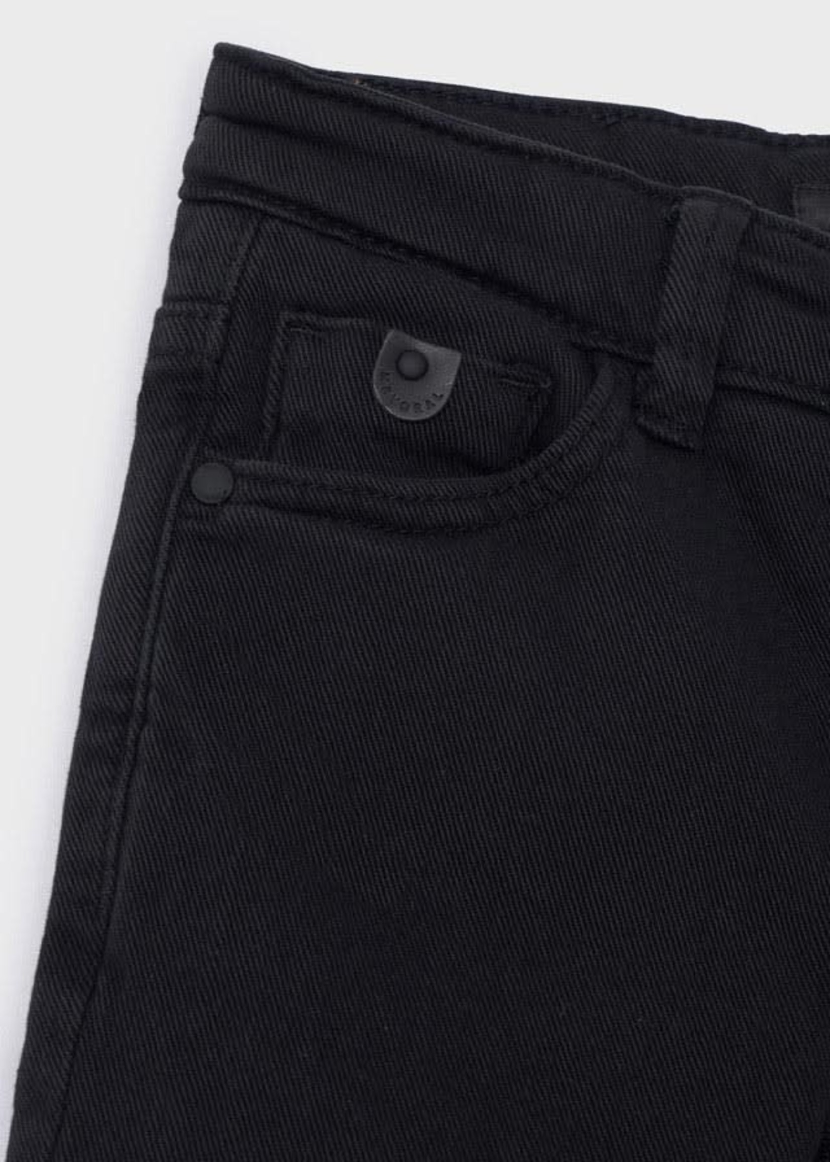 Mayoral Mayoral 5 Pocket skinny twill denim Black - 22 04583