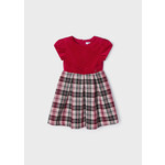 Mayoral Mayoral Check dress Red - 22 04956