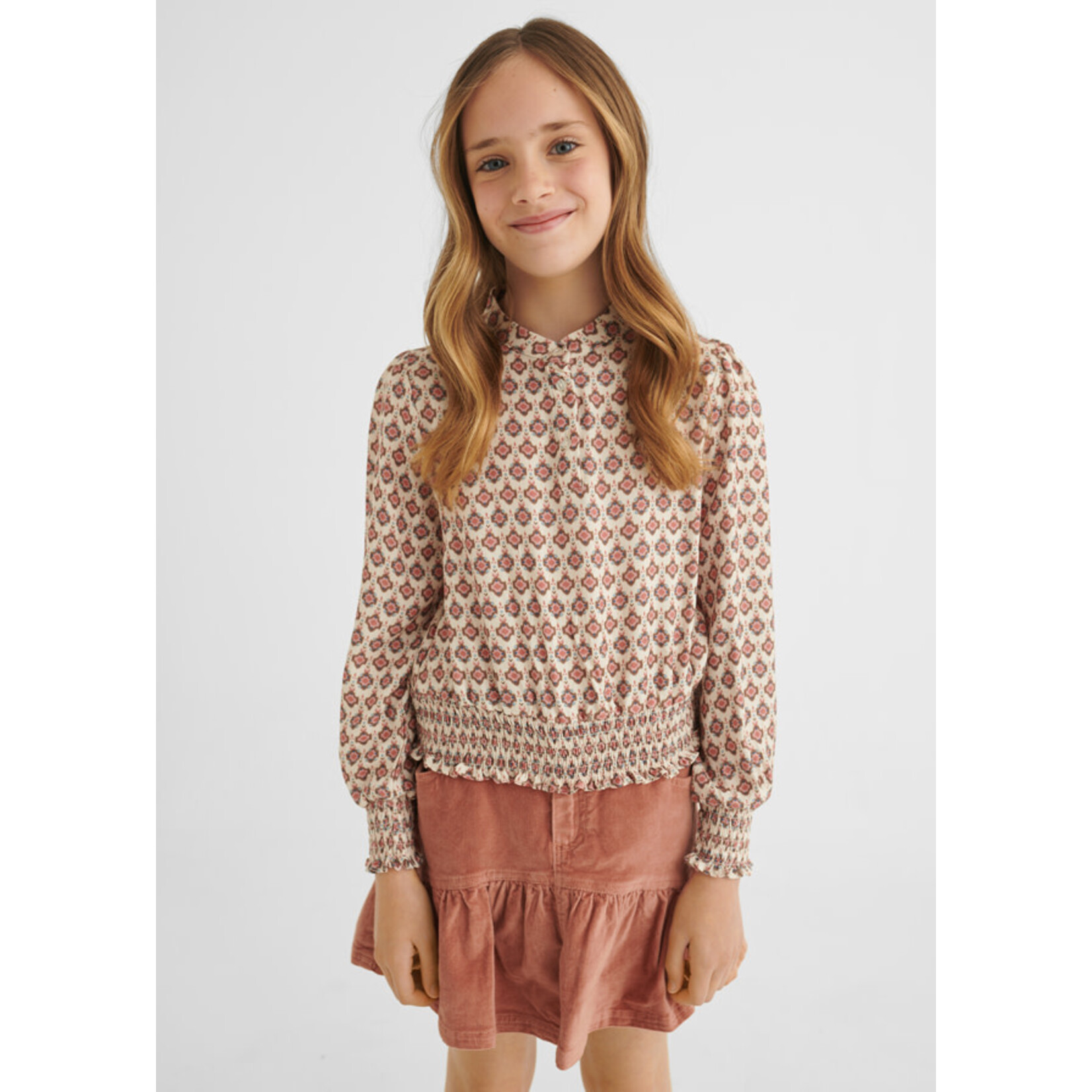 Mayoral Mayoral Printed blouse Rose - 22 07171