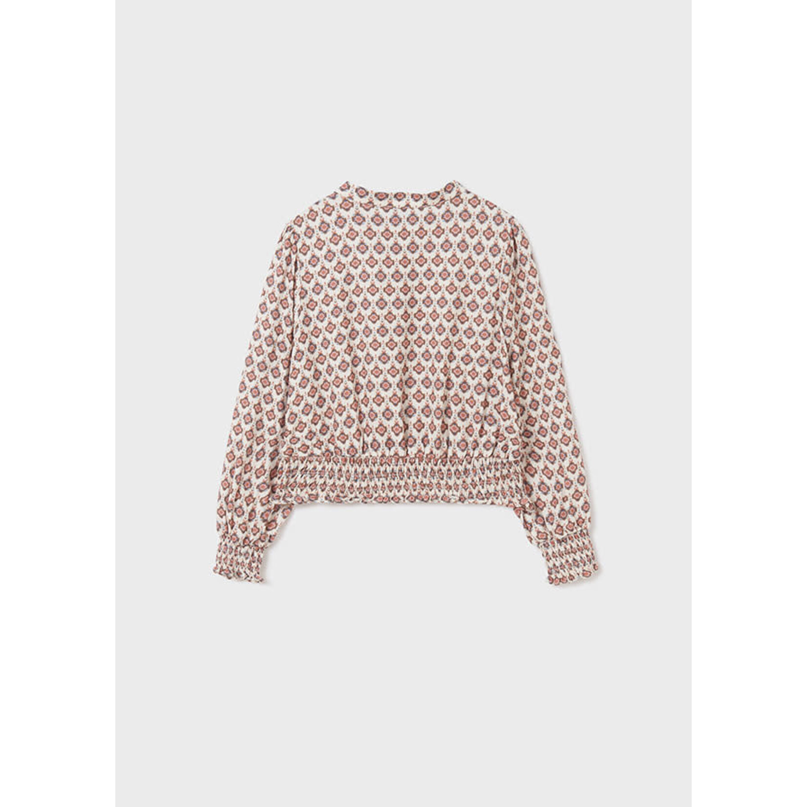Mayoral Mayoral Printed blouse Rose - 22 07171