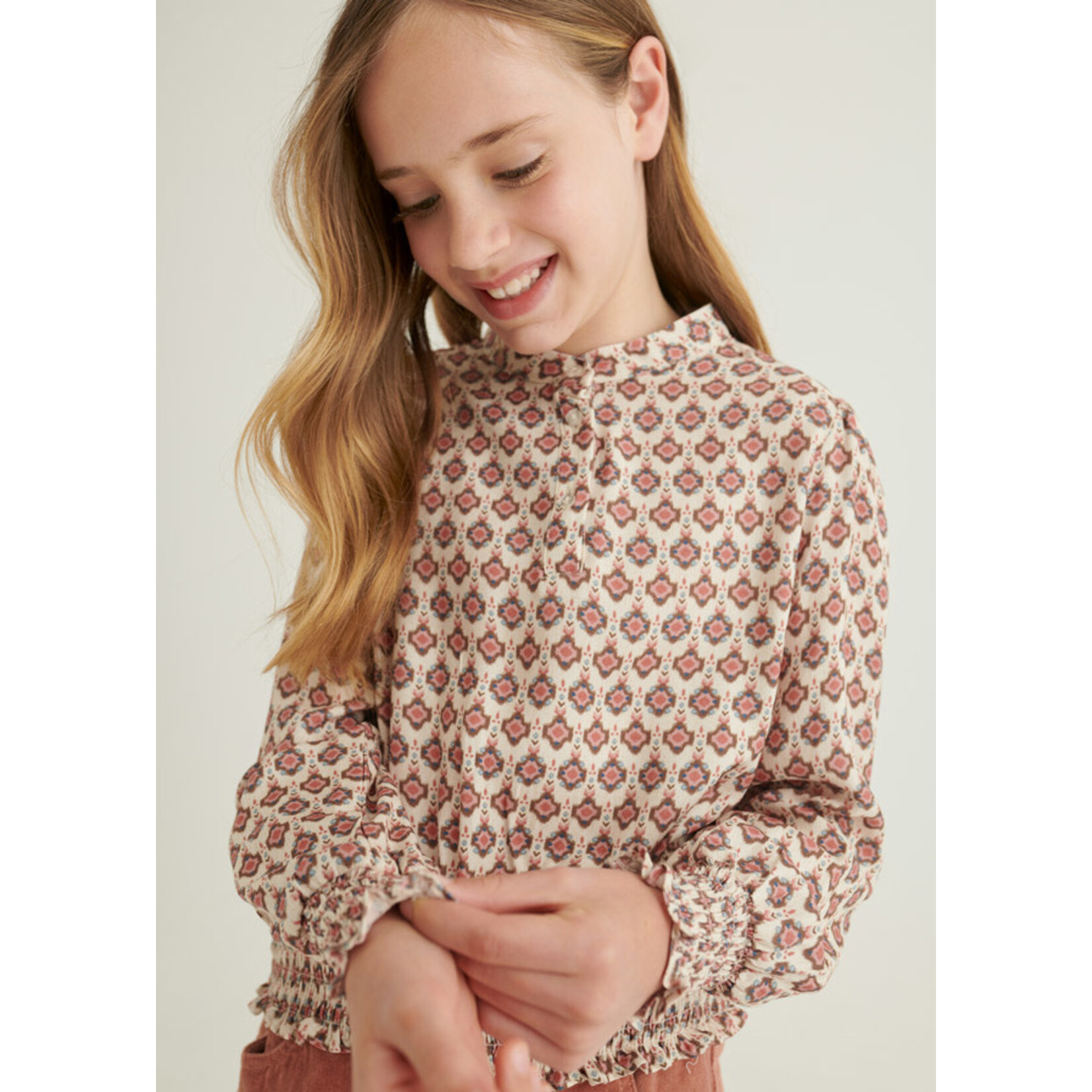 Mayoral Mayoral Printed blouse Rose - 22 07171