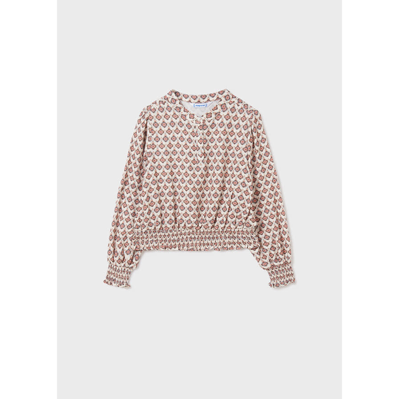Mayoral Mayoral Printed blouse Rose - 22 07171