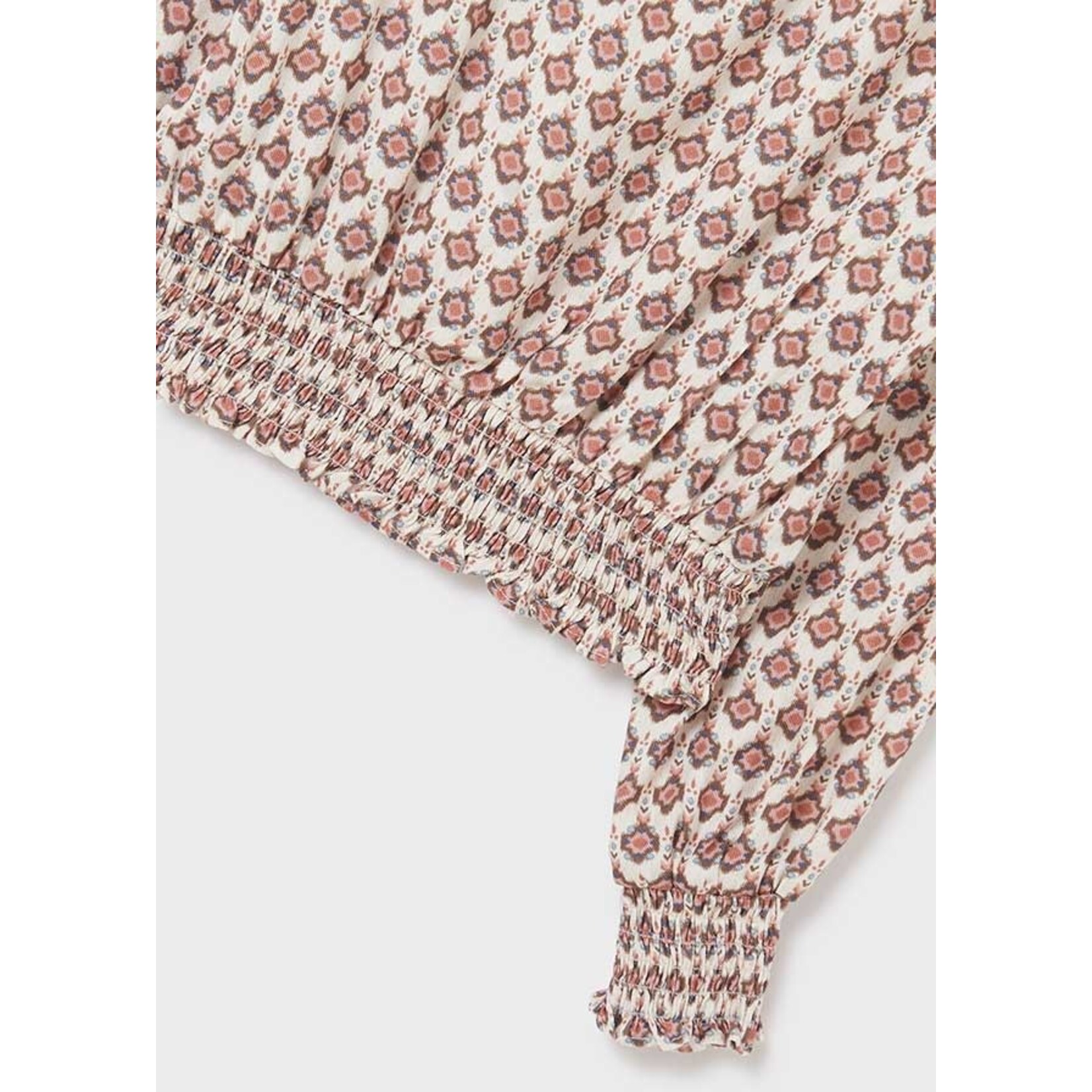 Mayoral Mayoral Printed blouse Rose - 22 07171