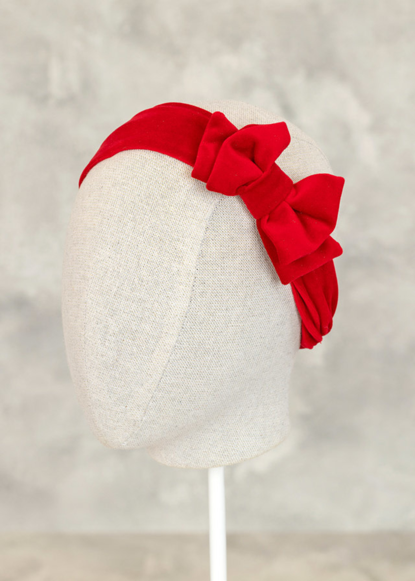 Abel & Lula Abel & Lula Velvet headband Red - 22 05953