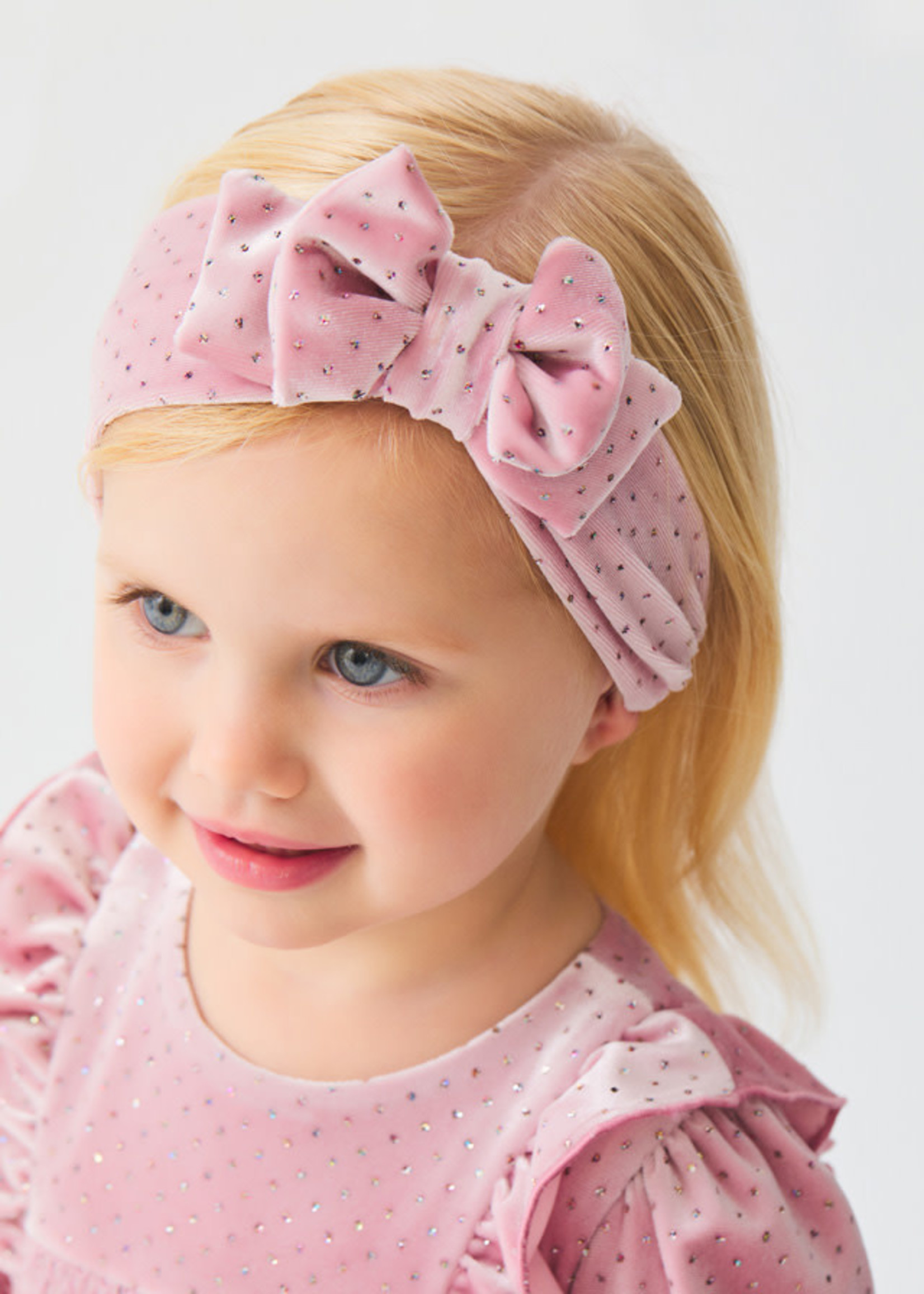 Abel & Lula Abel & Lula Velvet headband Rose - 22 05954