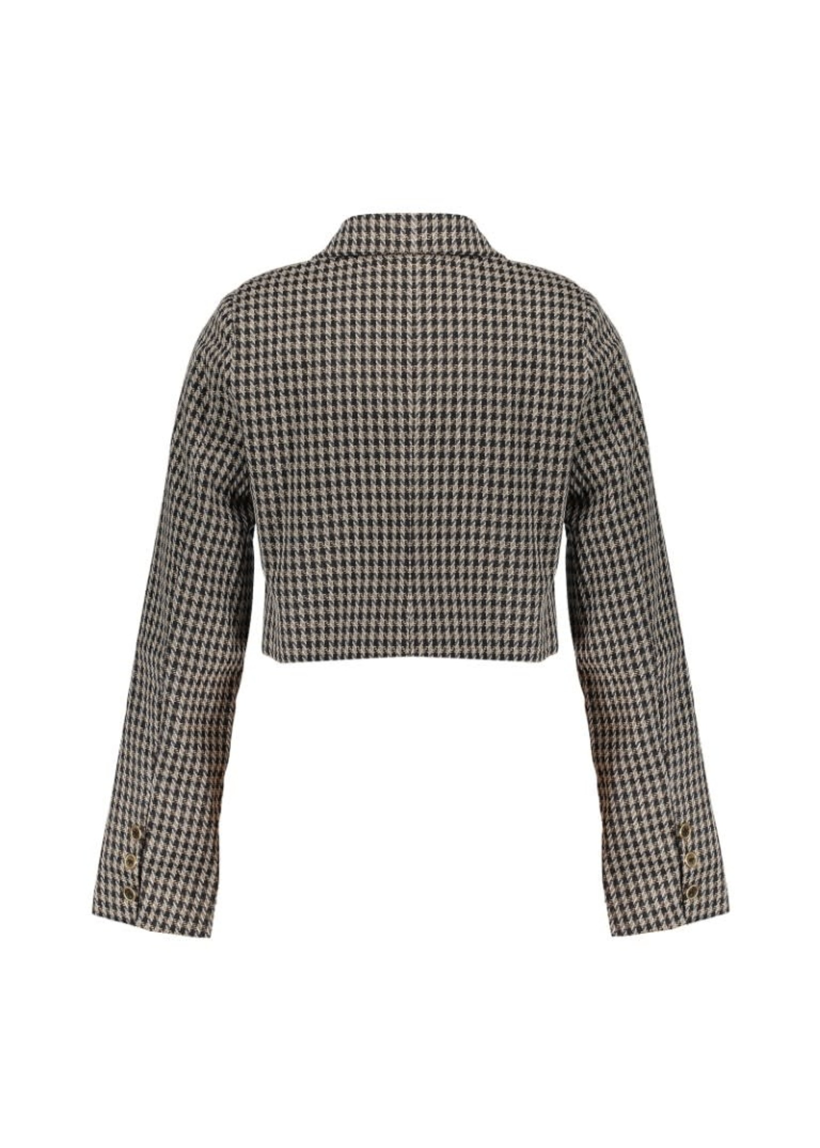 Frankie&Liberty Frankie&Liberty Francesca Jacket BLACK/ FLEECE MINI CHECK-FL22717