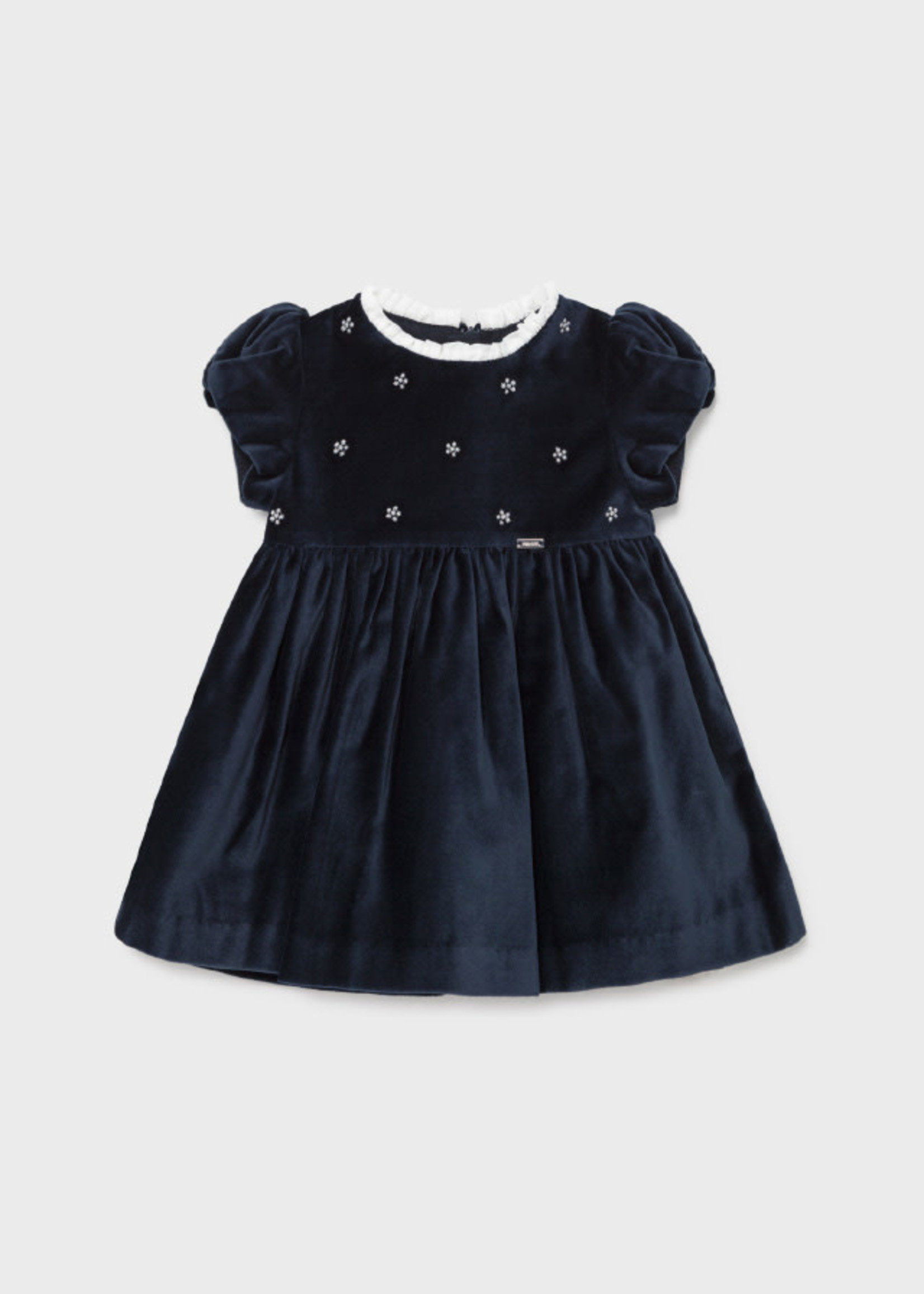 Mayoral Mayoral Embroided dress Navy - 21 02912