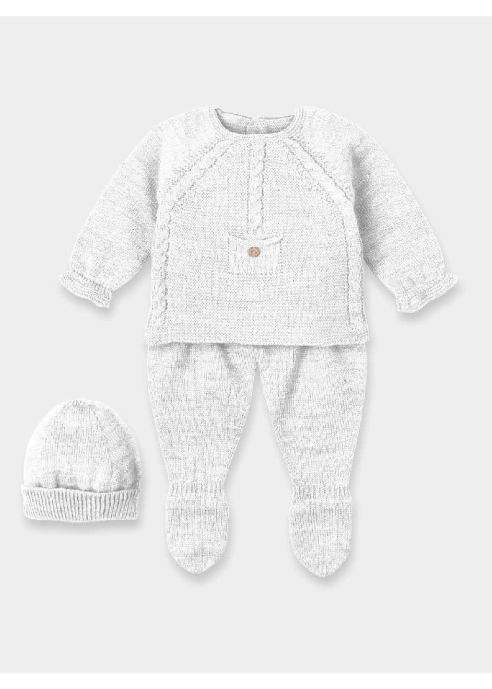 Mac Ilusion Mac Ilusion Traje 3P Canesú menguado "LA IDEA MAS MARAVILLOSA" Blanco