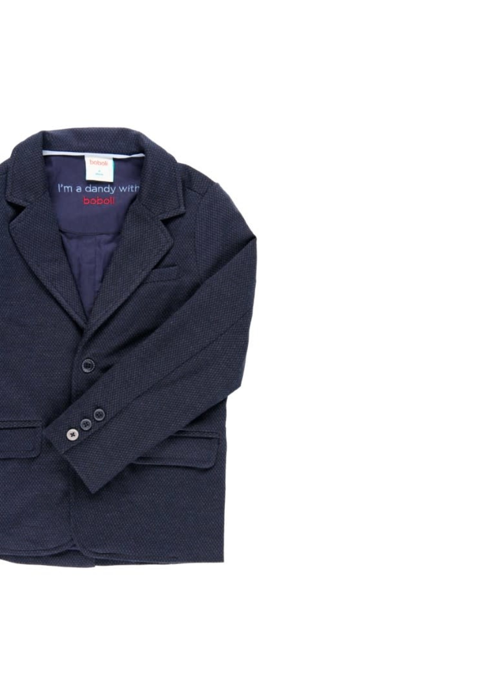 Boboli Boboli Knit blazer jacquard for boy jacquard 735151