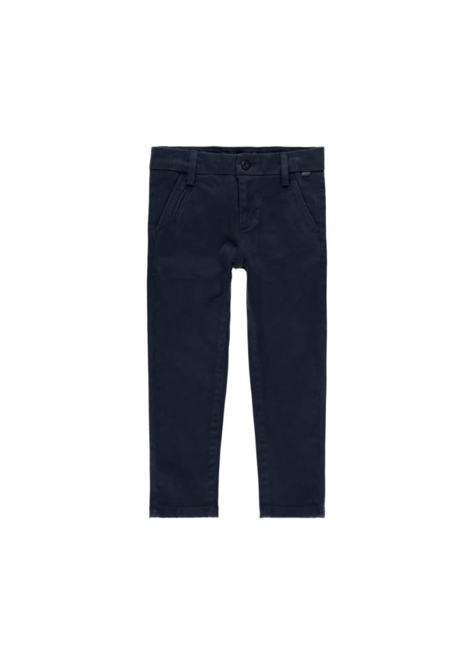 Boboli Stretch satin trousers for boy navy 735195