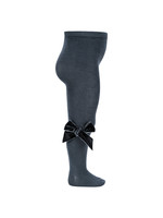 Condor Condor maillots donker grijs met fluwelen strikken