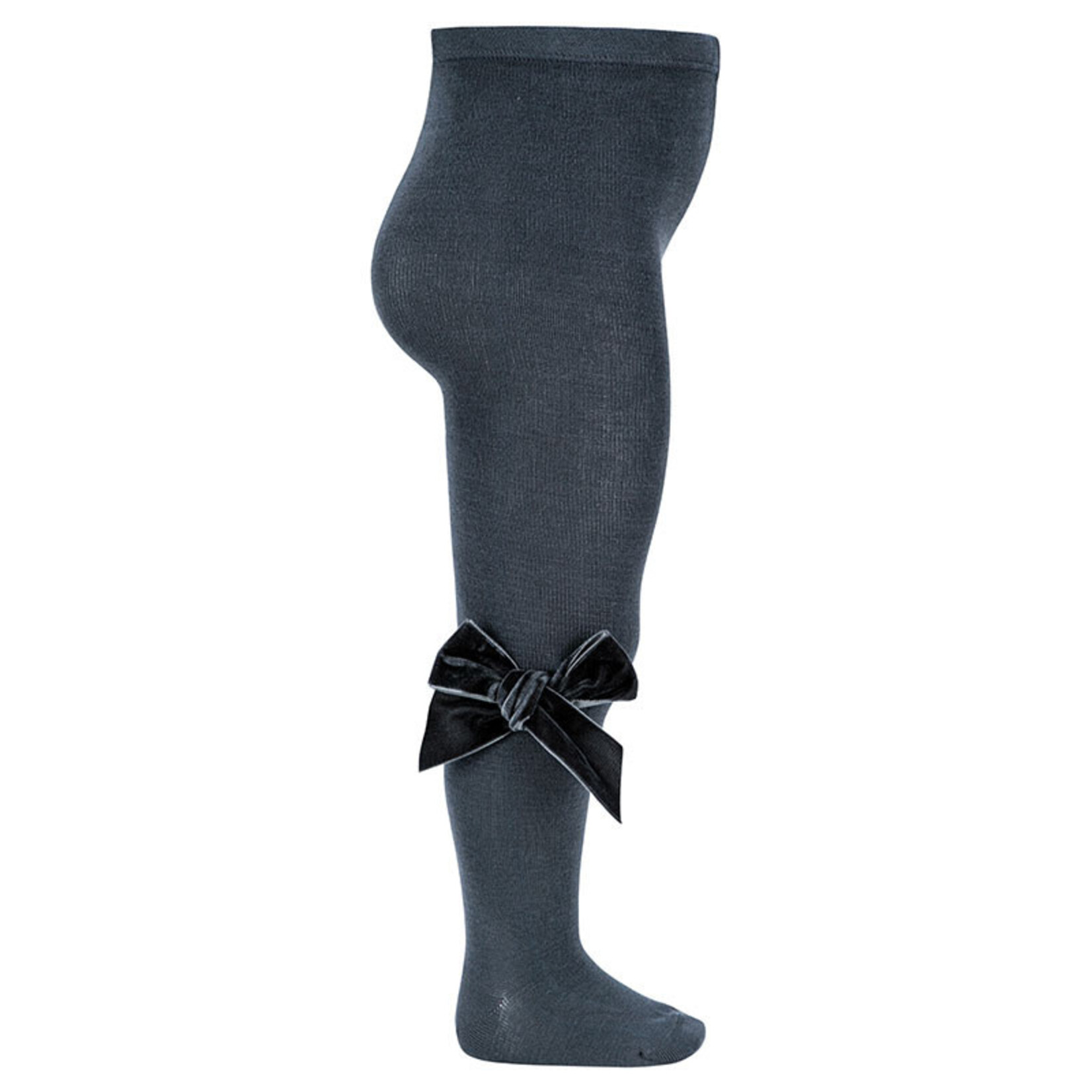 Condor Condor maillots donker grijsmet fluwelen strikken