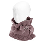 Condor Condor kolsjaal d oudroze kl.174  met fluwelen strik