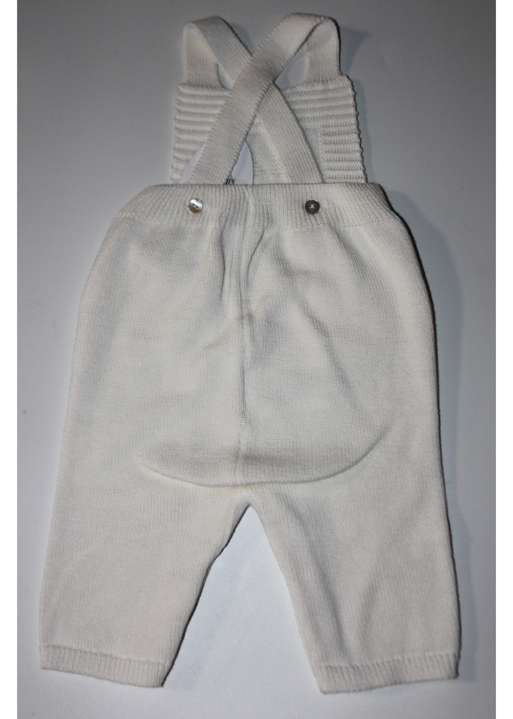 Dr Kid trouser Jardineira off white