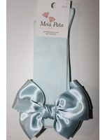 Meia Pata Meia Pata Kneesocks With Double Satin Bow 49 Water Blue