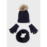 Mayoral Mayoral Hat-scarf set Navy - 22 10344