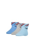 Tommy Hilfiger Tommy Sokjes kado pak blauw /grijs/l blauw