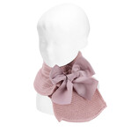 Condor Condor Sjaal met grote strik oud roze