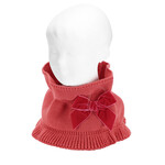 Condor Condor kolsjaal coral  met fluwelen strik