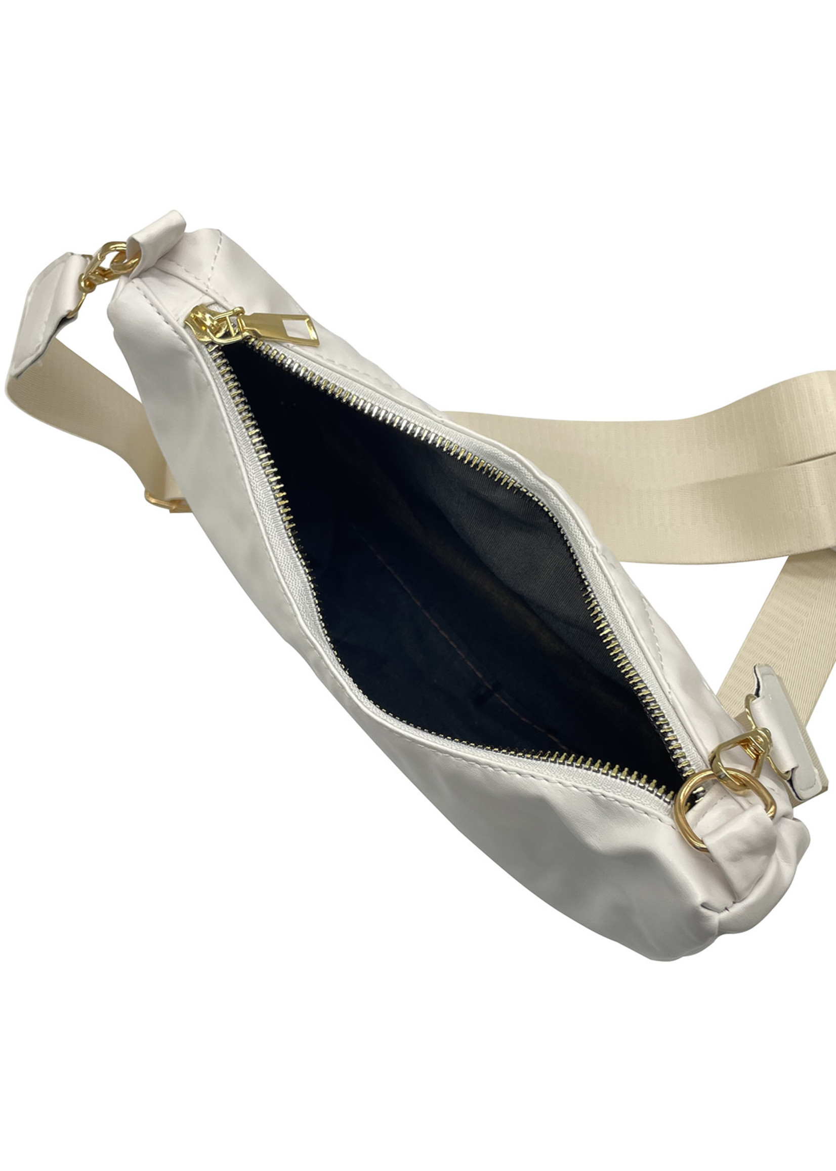 Tasje wit met portomonee