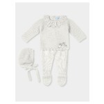 Mac Ilusion Mac Ilusion Traje 3p canesú seamless "JARDIN MAGICO" Blanco