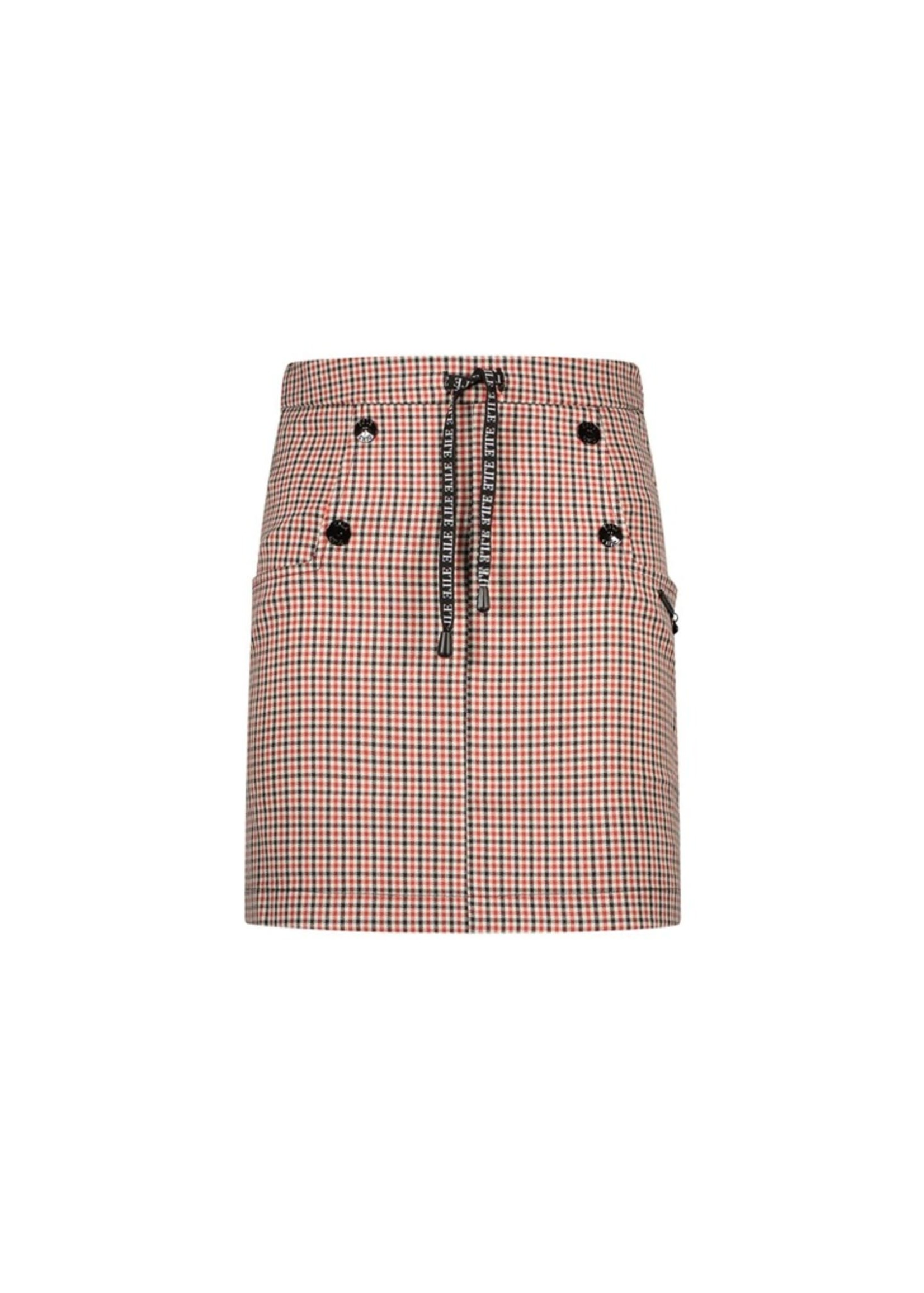 Le Chic Le Chic TIARA funky check skirt H208-3725 Fired Up!