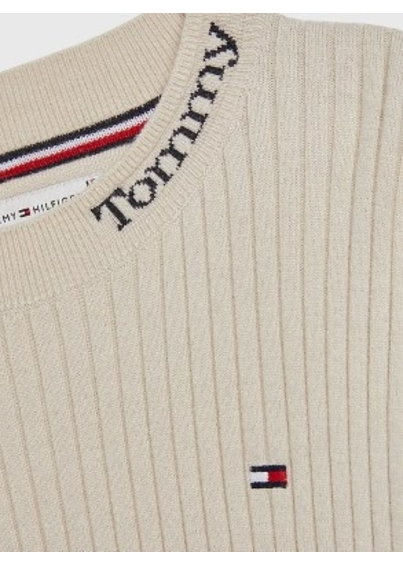 Tommy Hilfiger Tommy Hilfiger Dresses KG0KG07157G5K Heathered Oatmilk